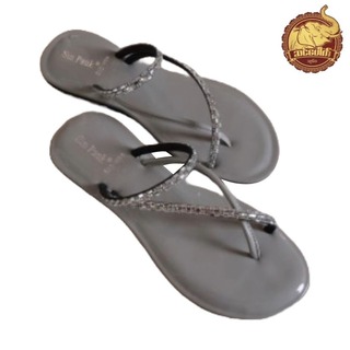 Sin Pauk Women Leather Slipper (Design-8,No-37) BGW-016