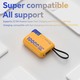 Konfulon A48Q (10000mAh Fast Charging 22.5W Built-in Cable Power Bank) + Lightning Cable Yellow