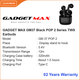 GADGET MAX GM37 Black POP 2 Series TWS Earbuds (485549)
