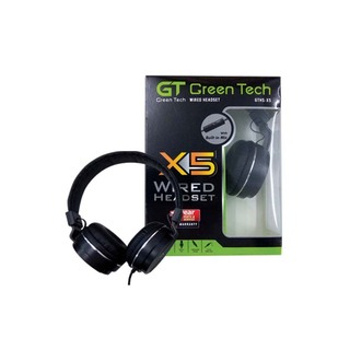 Green Tech Head Phone GTHS - X5 Red 