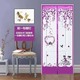 Magnetic Mosquito Net Curtain Purple