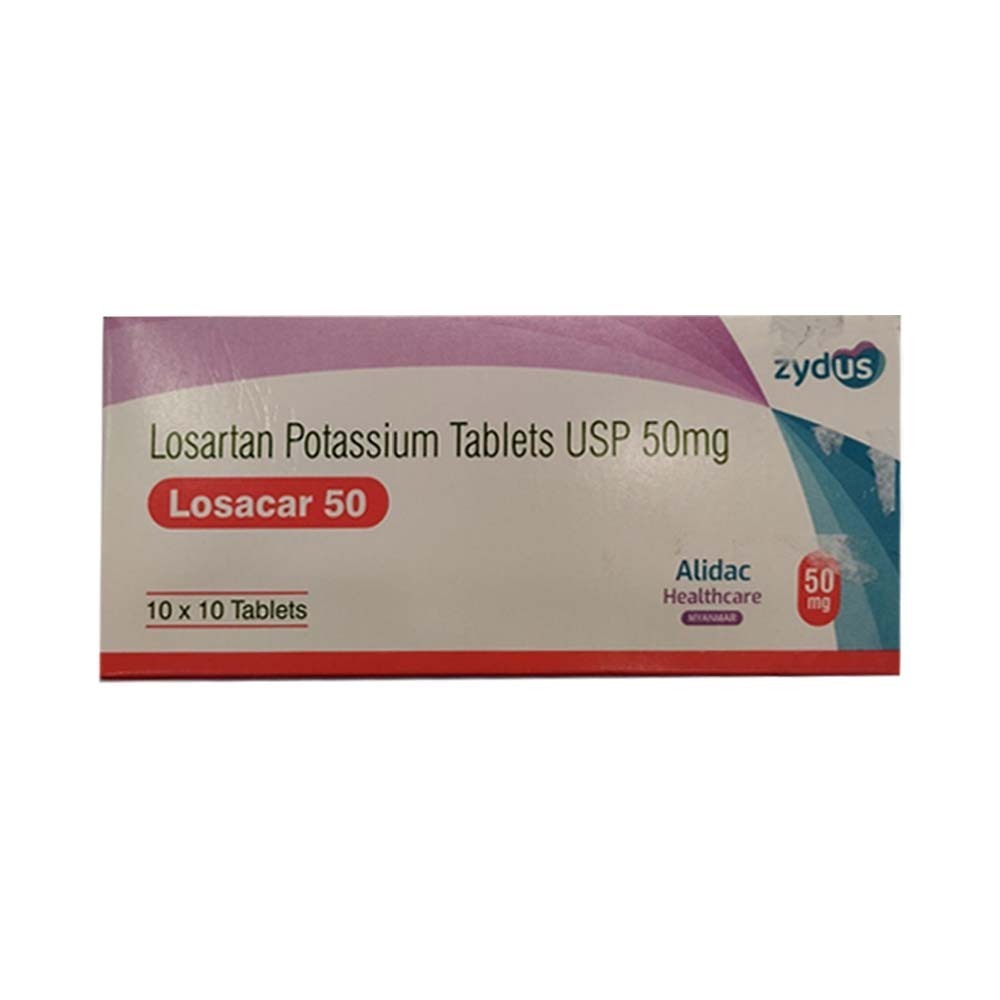 Losacar 50G Losartan Potassium 10Tablets 1X10