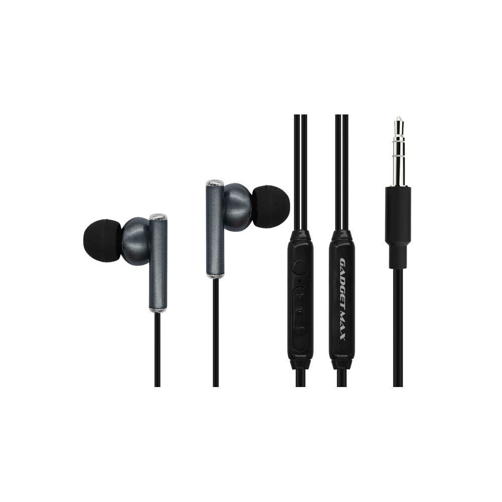 GADGET MAX P25 Black Wired Earphone (486103)