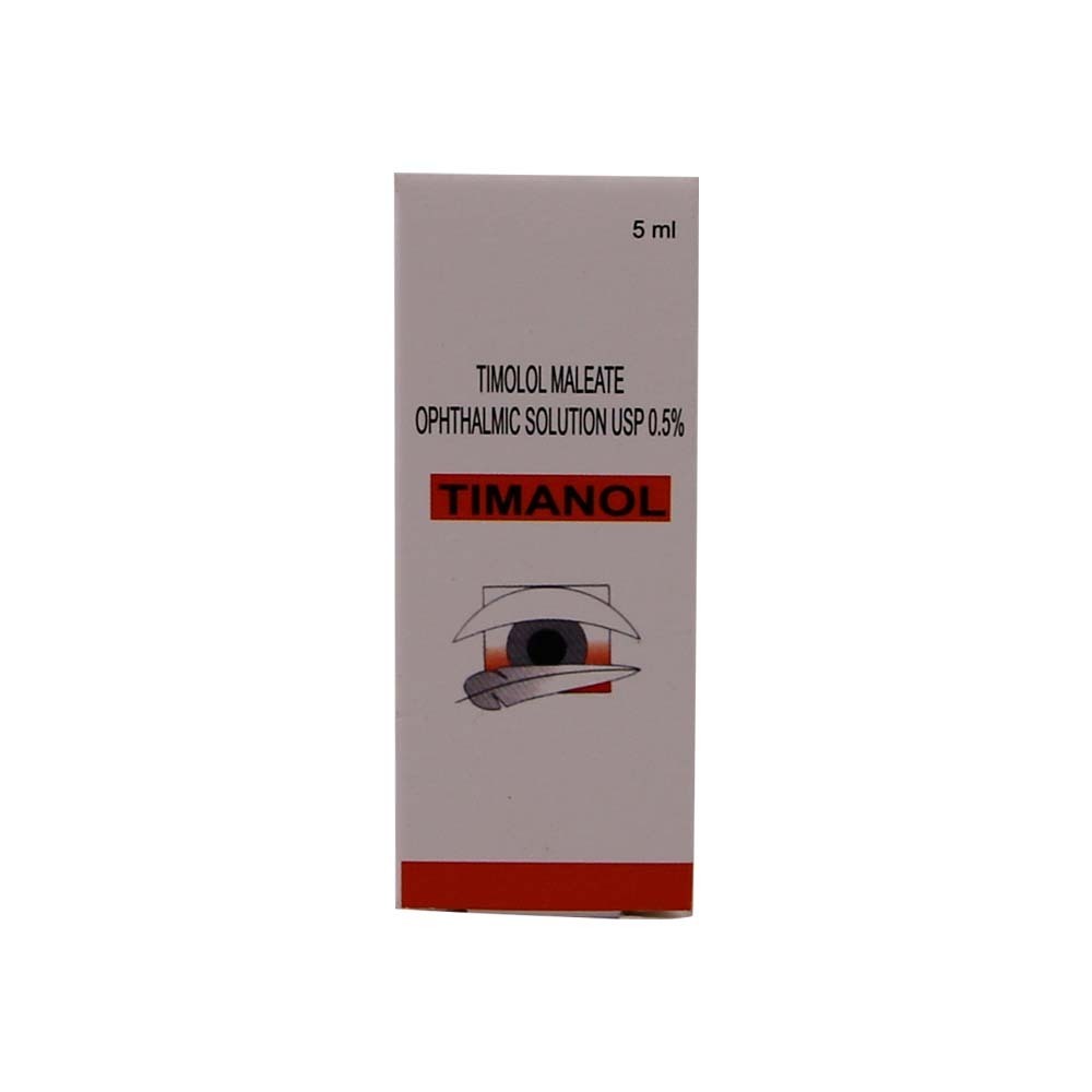 Timanol Timolol 0.5% Eye Drops 5ML