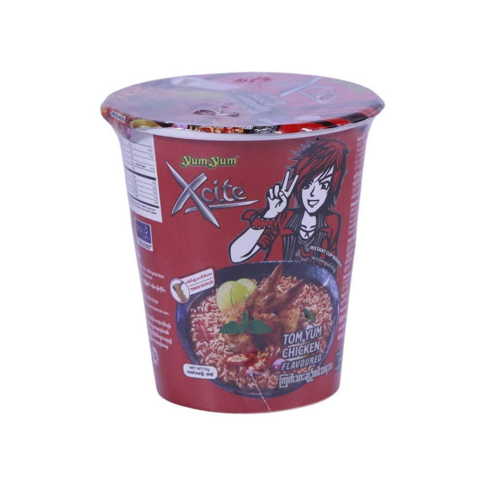Yum Yum Cup Noodle Xcite Tom Yum Chicken 70G
