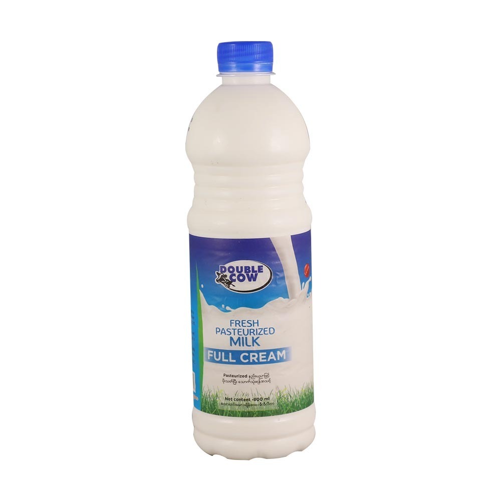Double Cow Pasteurized Full Cream Milk 800ML