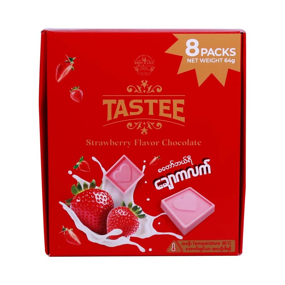 Tastee Chocolate Strawberry 8PCS 64G