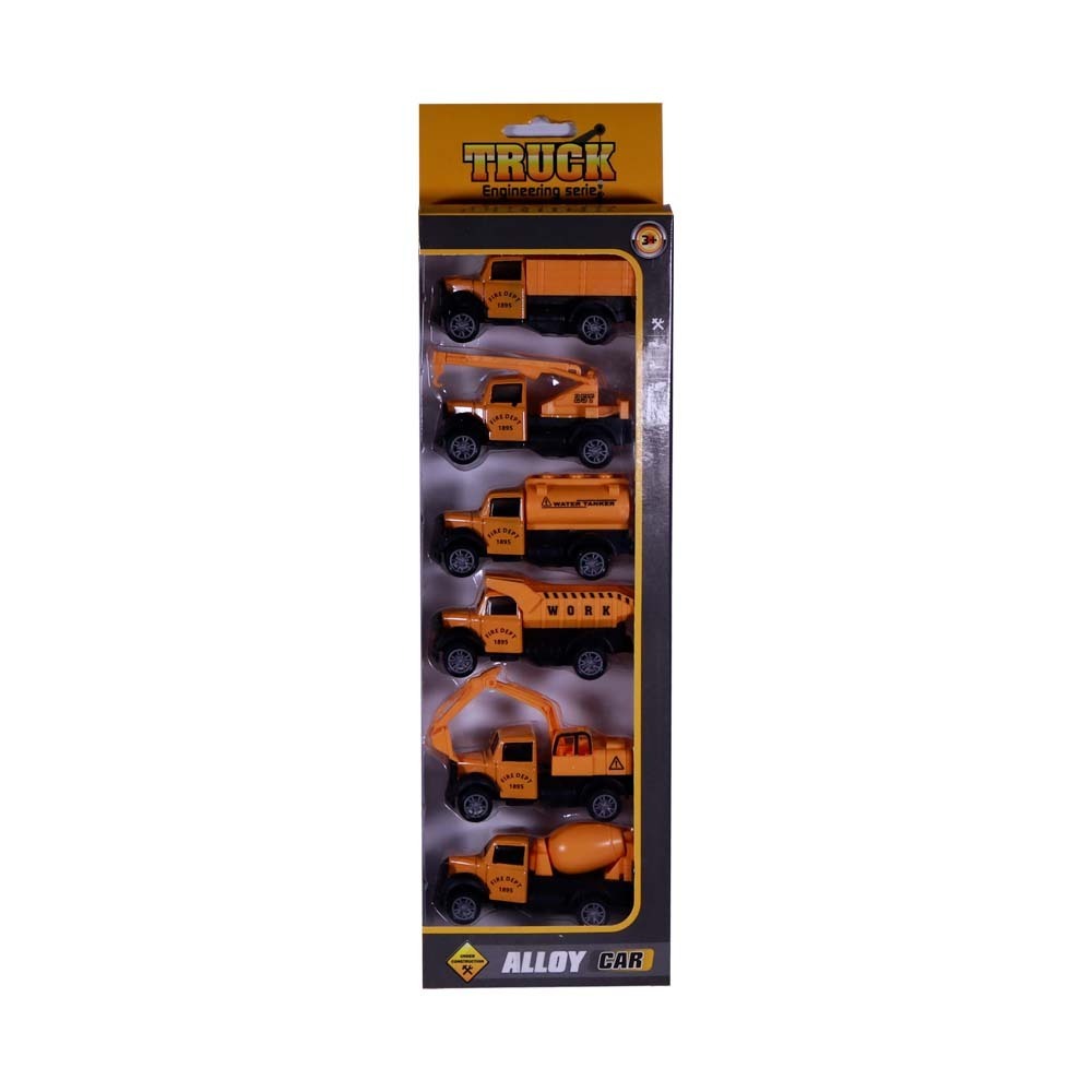 SF Engineering Series Alloy Car 6PCS No.215