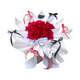 Real Flower Ribbon Red Roses Bouquet