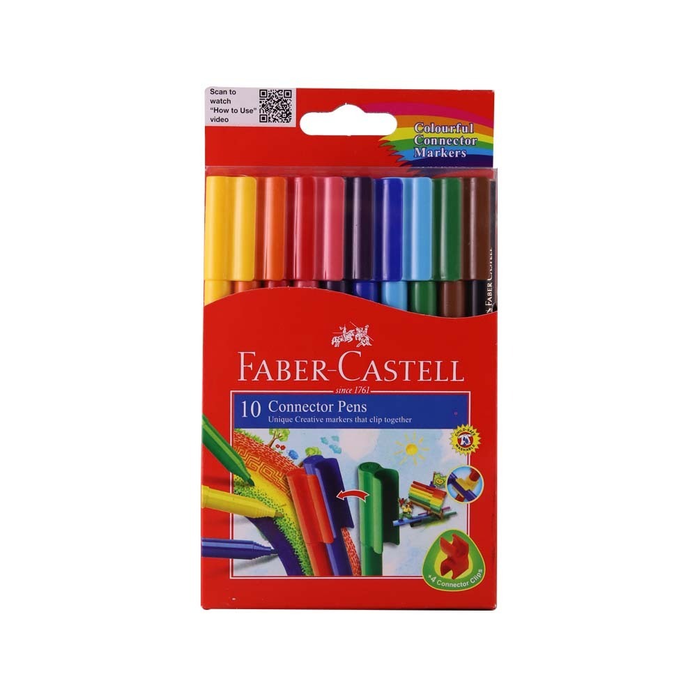 Faber Castell Connector Pens 10`S No.11150A