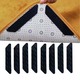 KPT Reusable Non-Slip Rug & Floor Mat Grippers 8PCS KPTHL00219