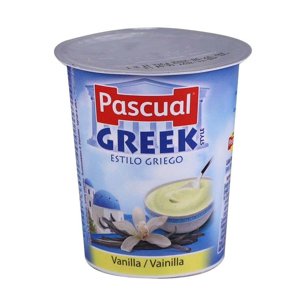 Pascual Yoghurt Vanilla Greek Style 125G