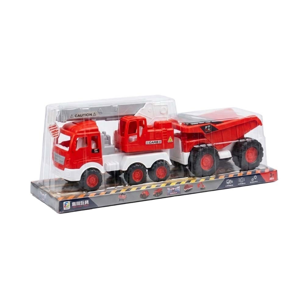 Baby Cele Construction Crane Truck & Dump Truck Set 2PCS 12025
