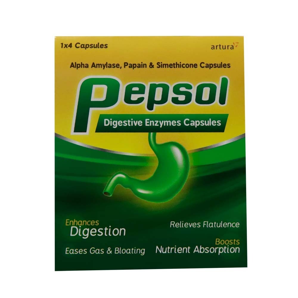 Pepsol Digestive Enzymes 4PCS