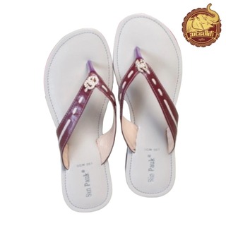 Sin Pauk Women Leather Slipper (Design-1,No-39) BGW-003