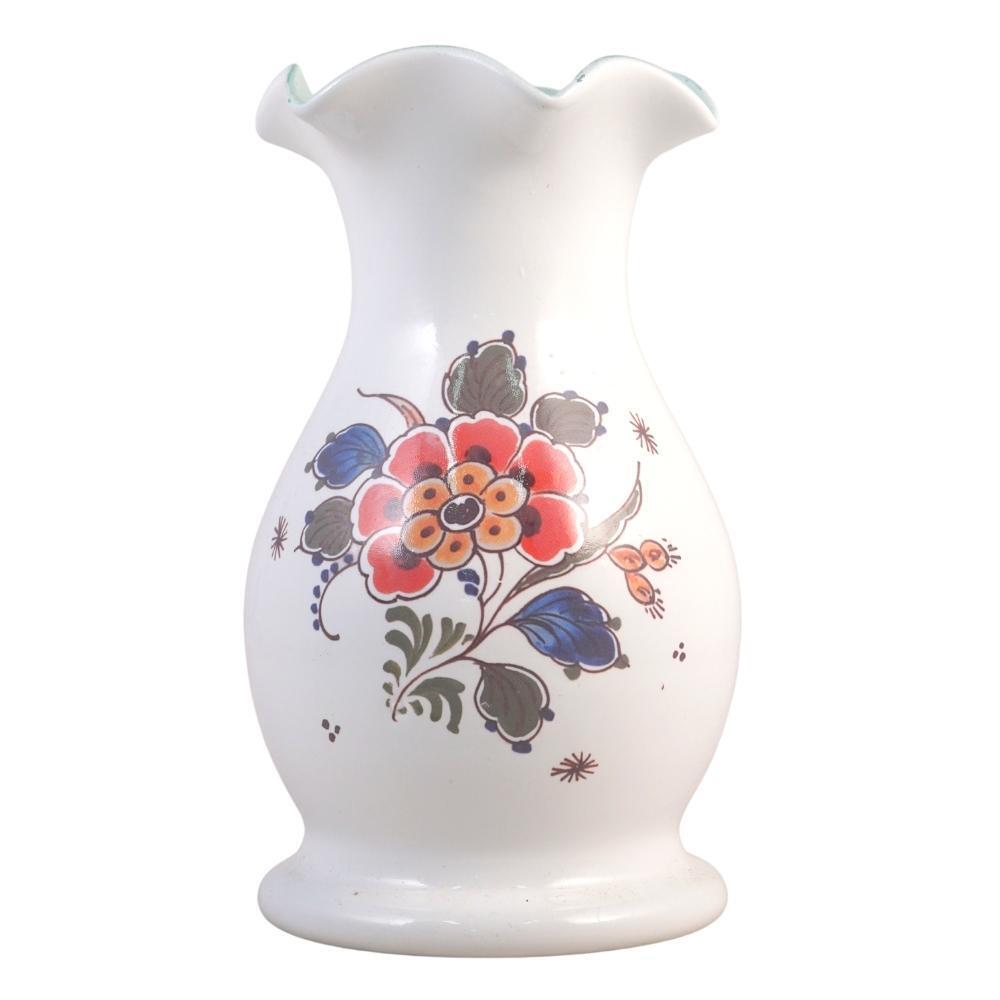 Sein Nagar Flower Vase Glass 8IN (Wave White)