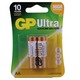 GP Ultra Alkaline Battery AA Size 2PCS GP15AU-2U2