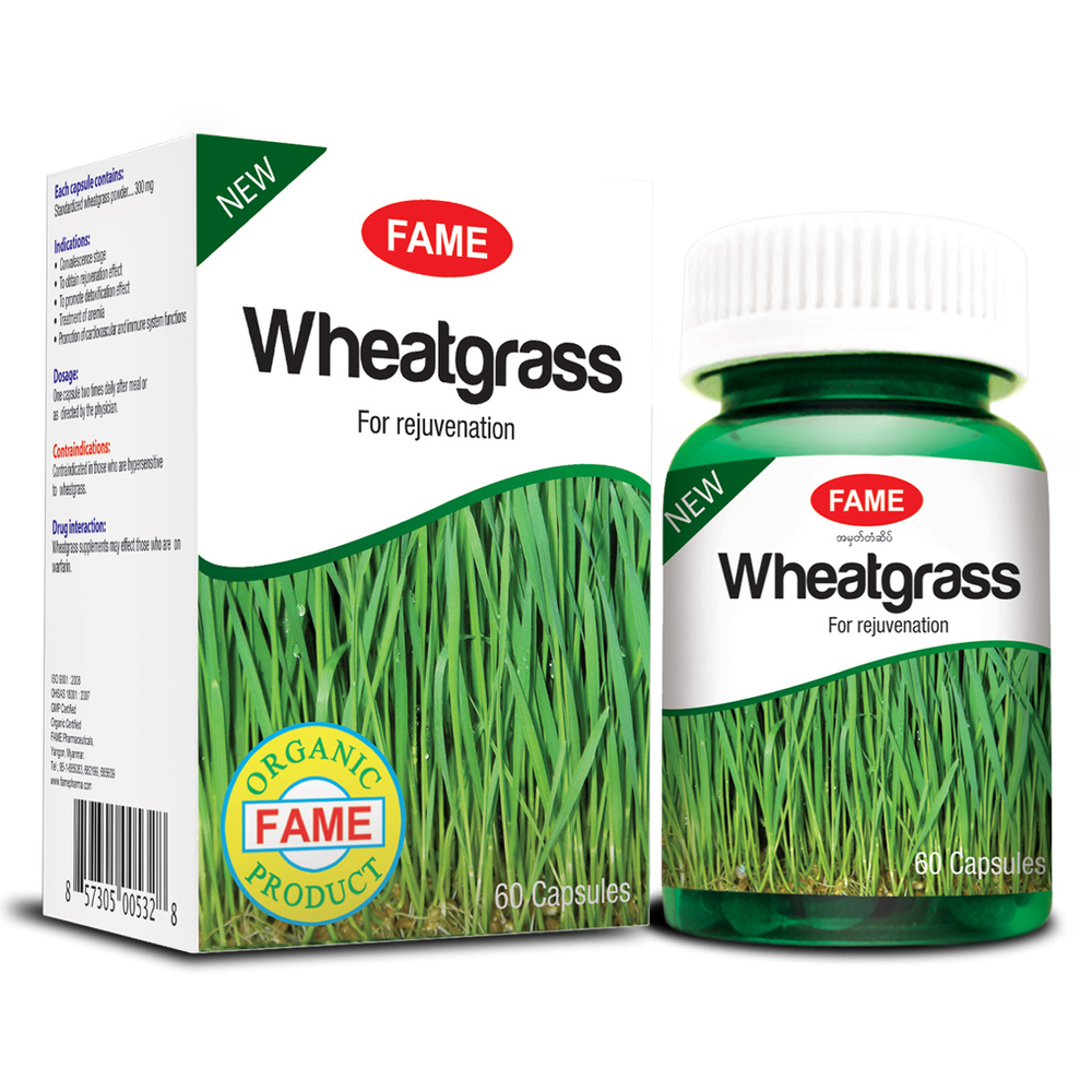 Fame Wheatgress For Rejuvenation 60Capsules