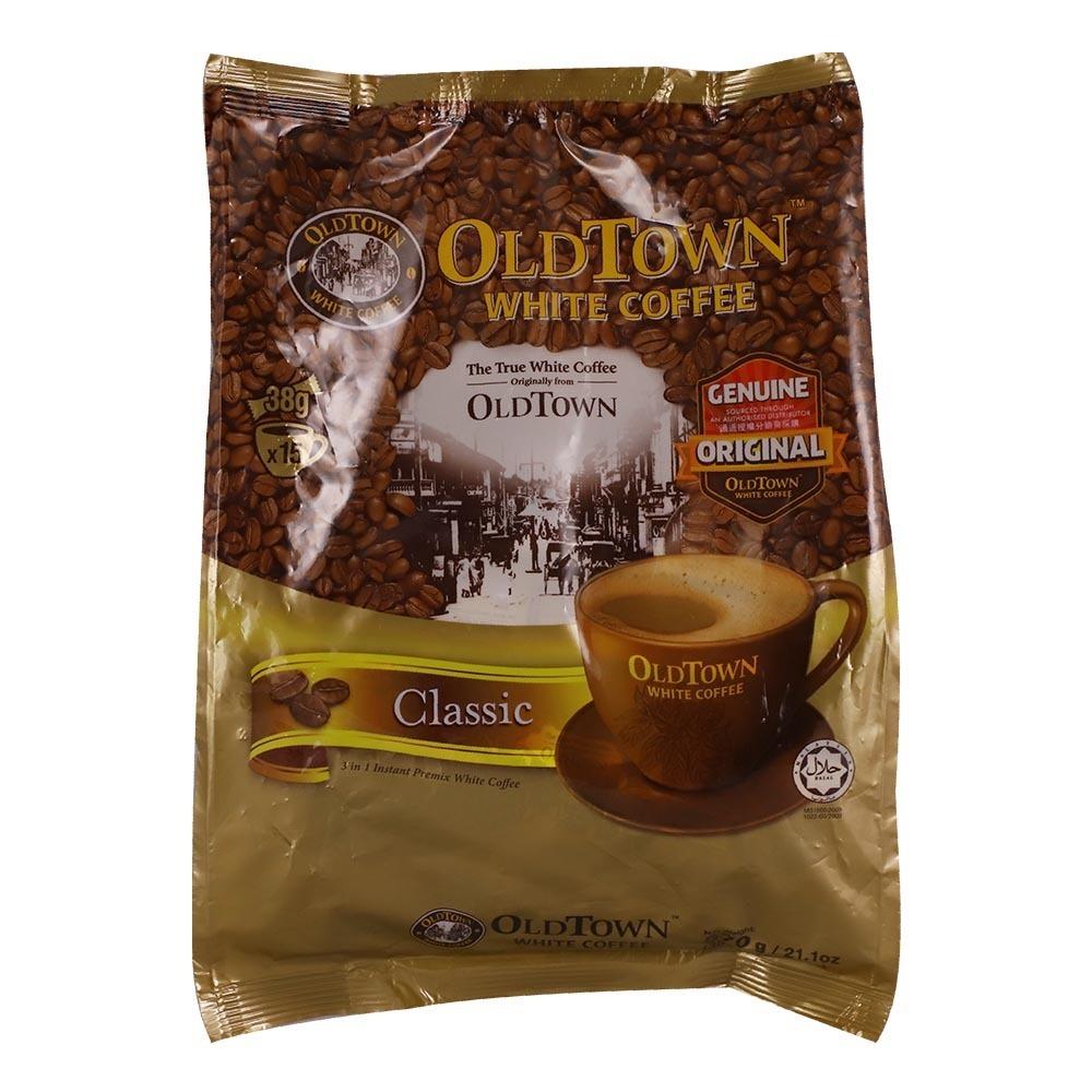 Old Town 3In1 White Coffee Classic 15PCS 600G