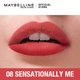 Maybelline Sensational Liquid Matte Lipstick 7ML (08 Sensationally Me)