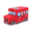 Baby Cele Foldable Bus Toy Box (Big) Red