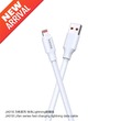 JA-018 LIFAN series fast charging data cable (1 meter) (Lightning) White
