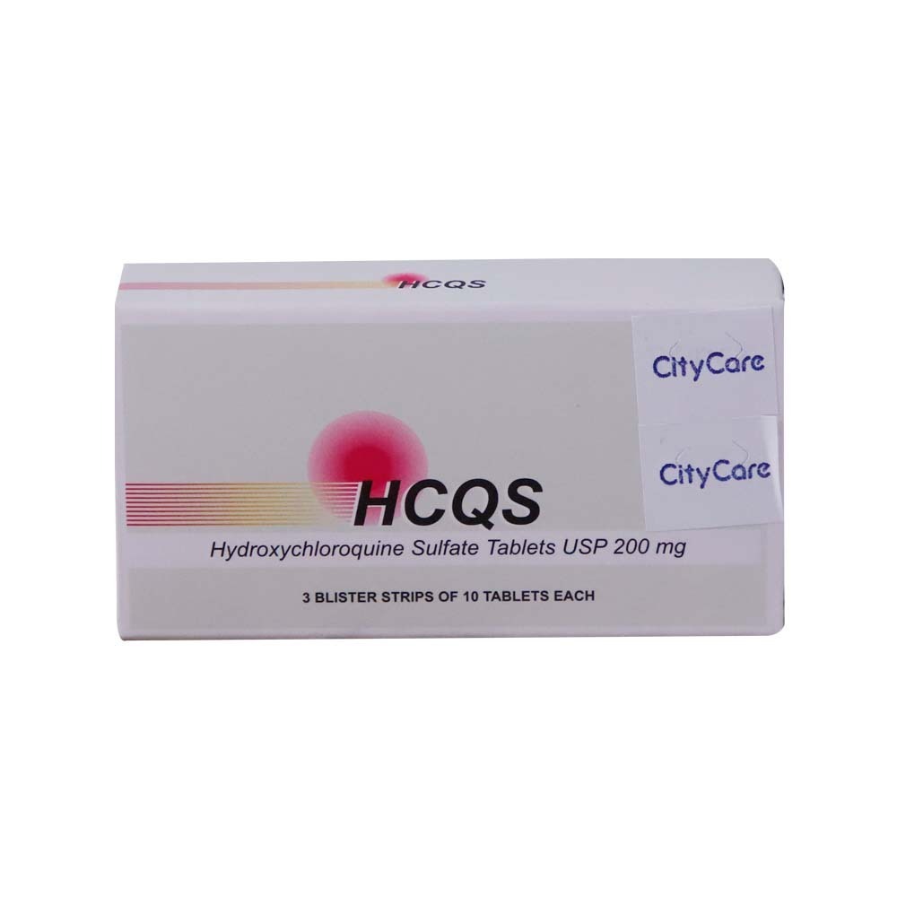 HCQS Hydroxychloroquine 200MG 10PCSx3