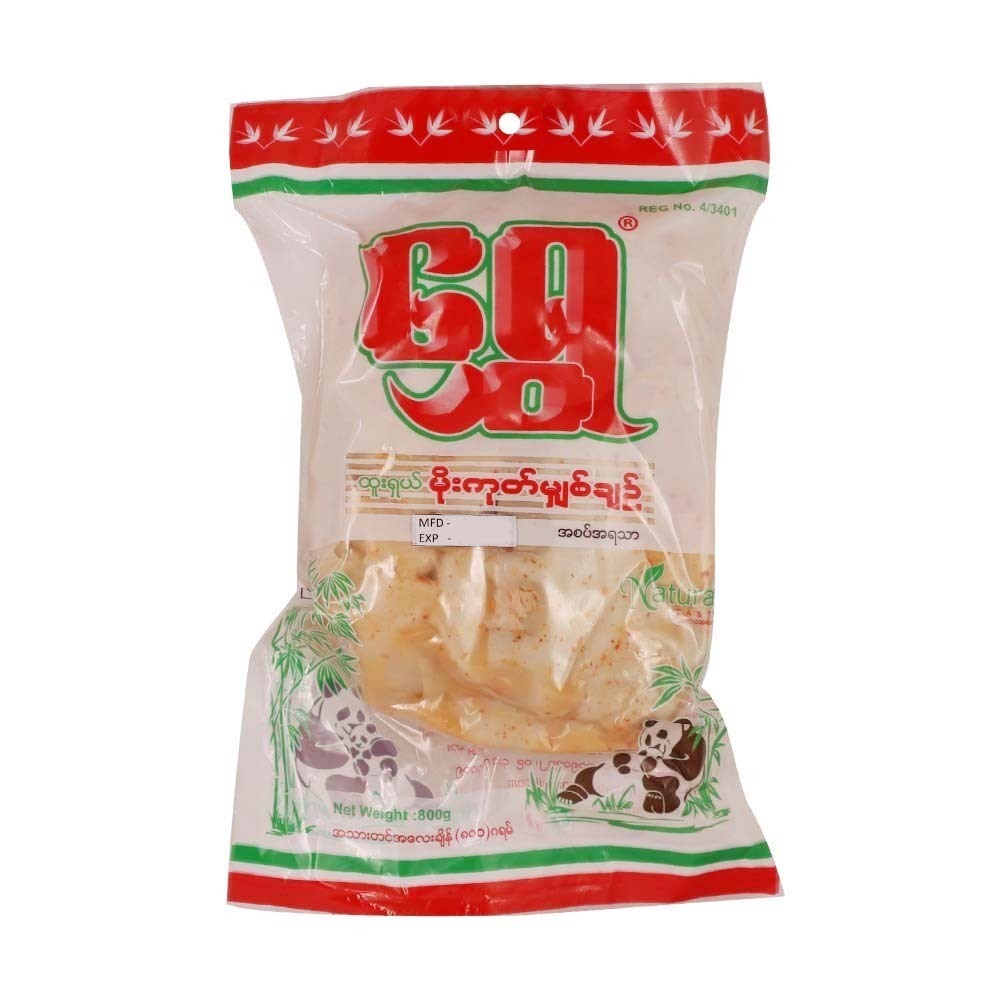 Shwe Pickled Bamboo Shoot Spicy 800G