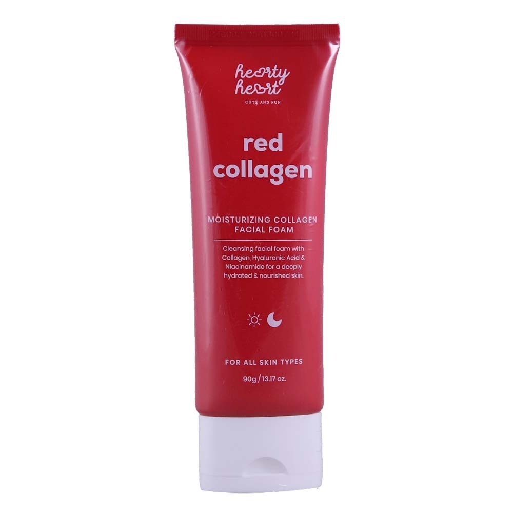 Hearty Heart Facial Foam Red Collagen 90G