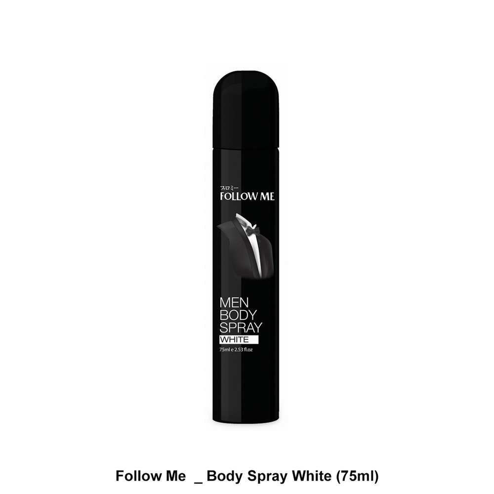 Follow Me Men Body Spray White 75ML