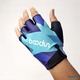 Burtono Fingerless Gel Cycling Gloves FIT-BT-GH2C-Blue-XL