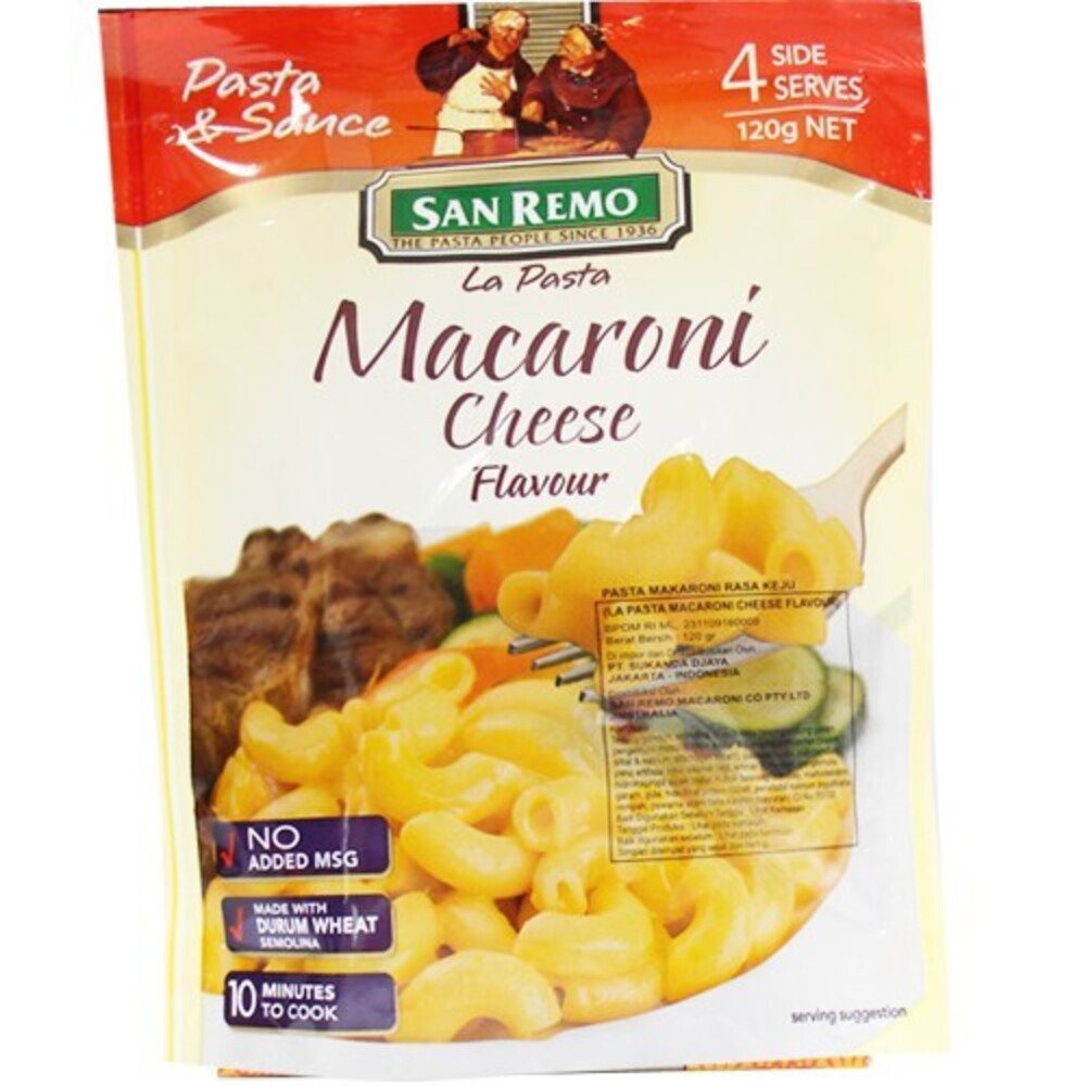 San Remo La Pasta Macaroni Cheese 120G