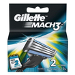 Gillette Mach 3 Blade Nano-Thin (2Cartridges)