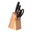 CKK401 Lock & Lock Kitchen Knife Block Set 4EA (Knifex2,Kitchen Shearsx1,Beech Wood Blockx1)