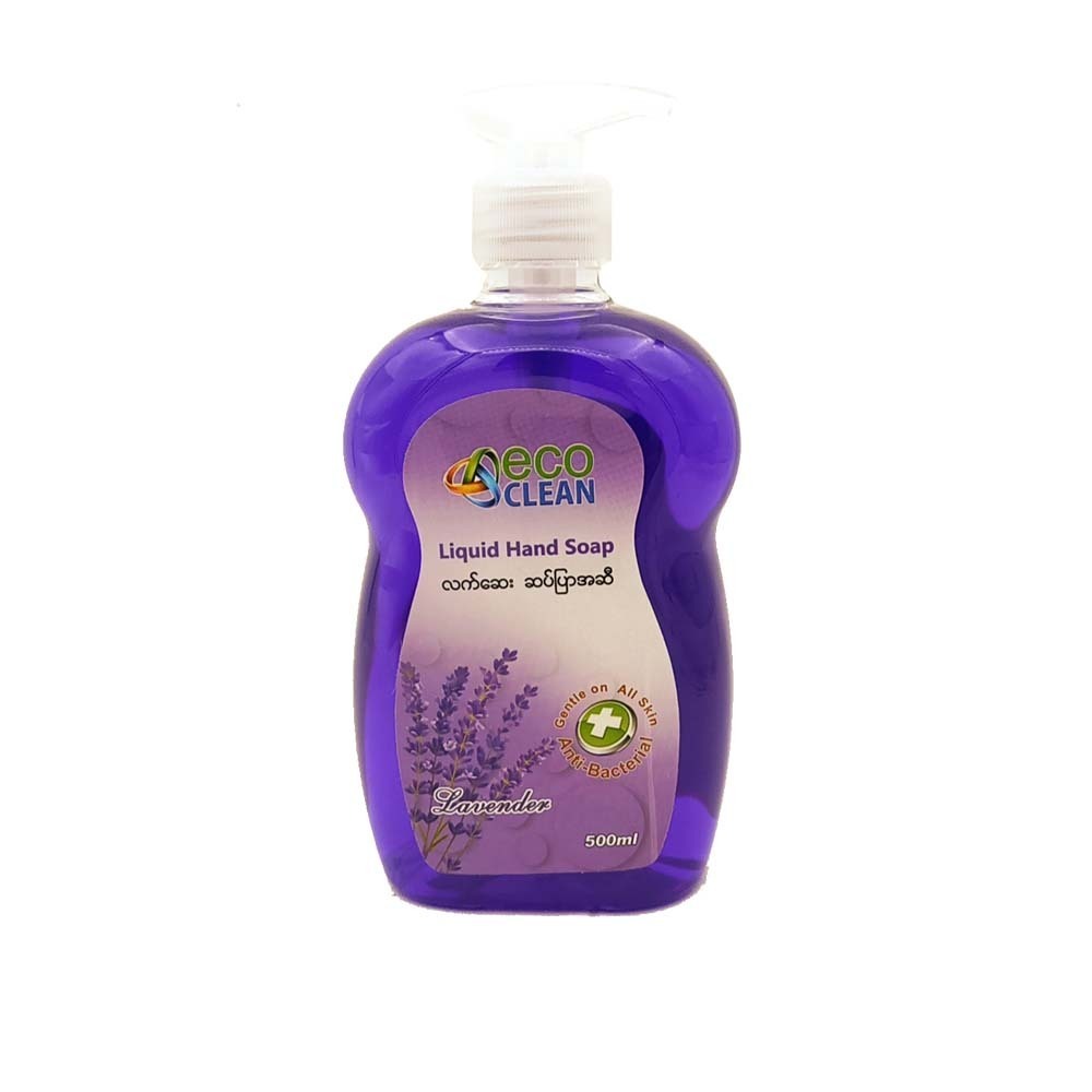 Eco Clean Hand Wash With Pump (Lavender) 500ML