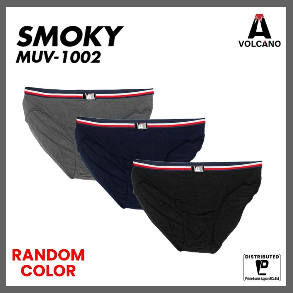 VOLCANO Smoky Series Men's Cotton Boxer [ 2 PIECES IN ONE BOX ] MUV-1002/XL