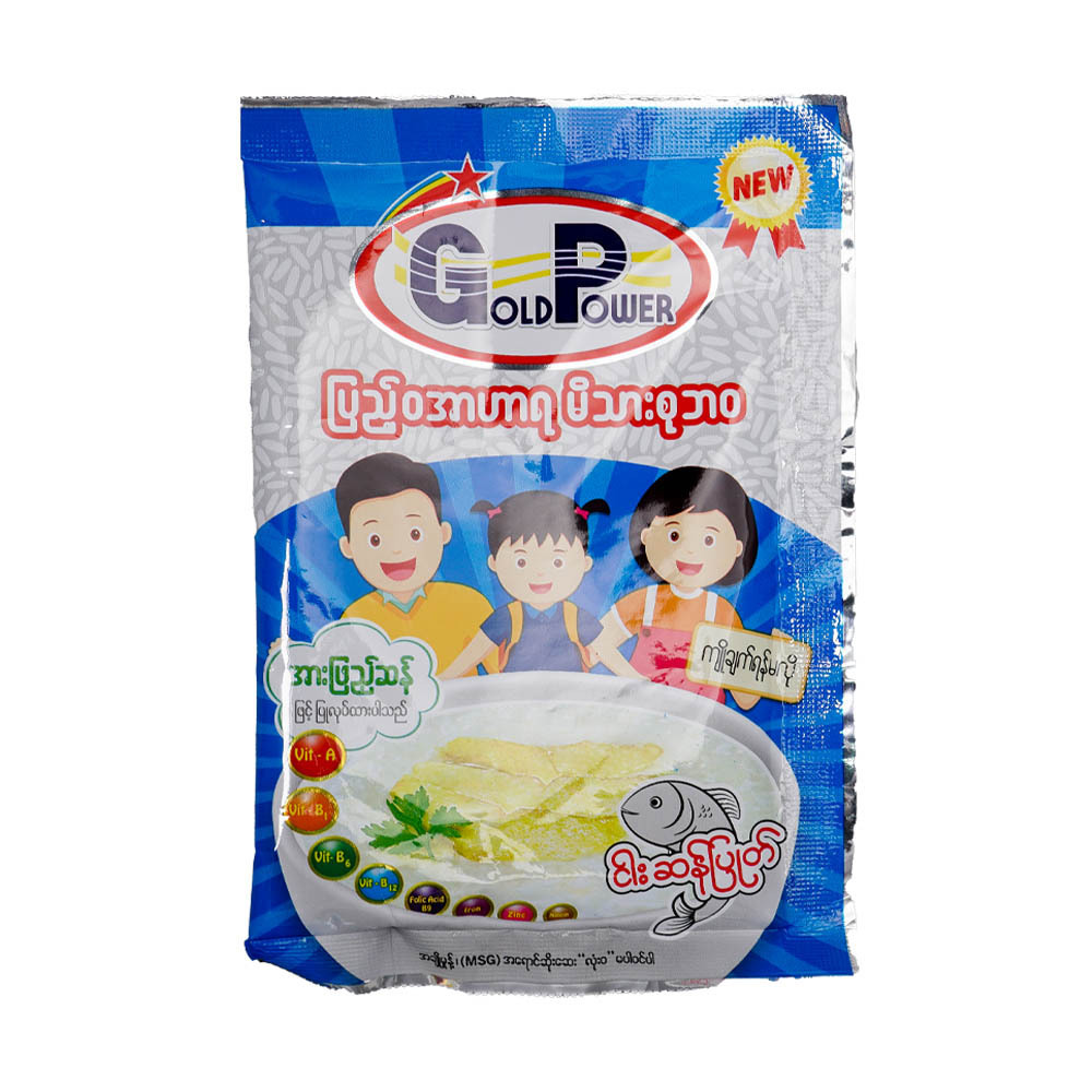 Gold Power Instant Rice Porridge Fish 30G