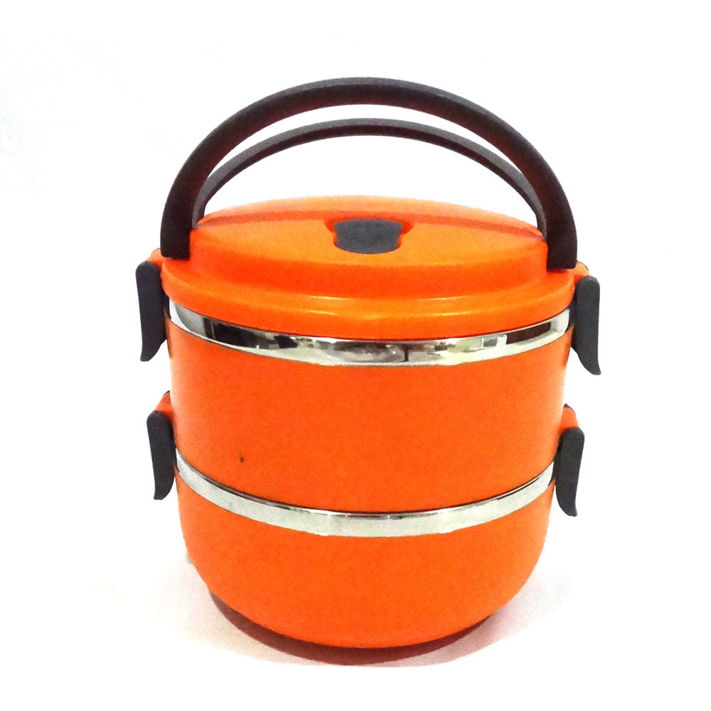 Happy Bird  2 Tier Food Carrier (Round)  KHB-YX-2