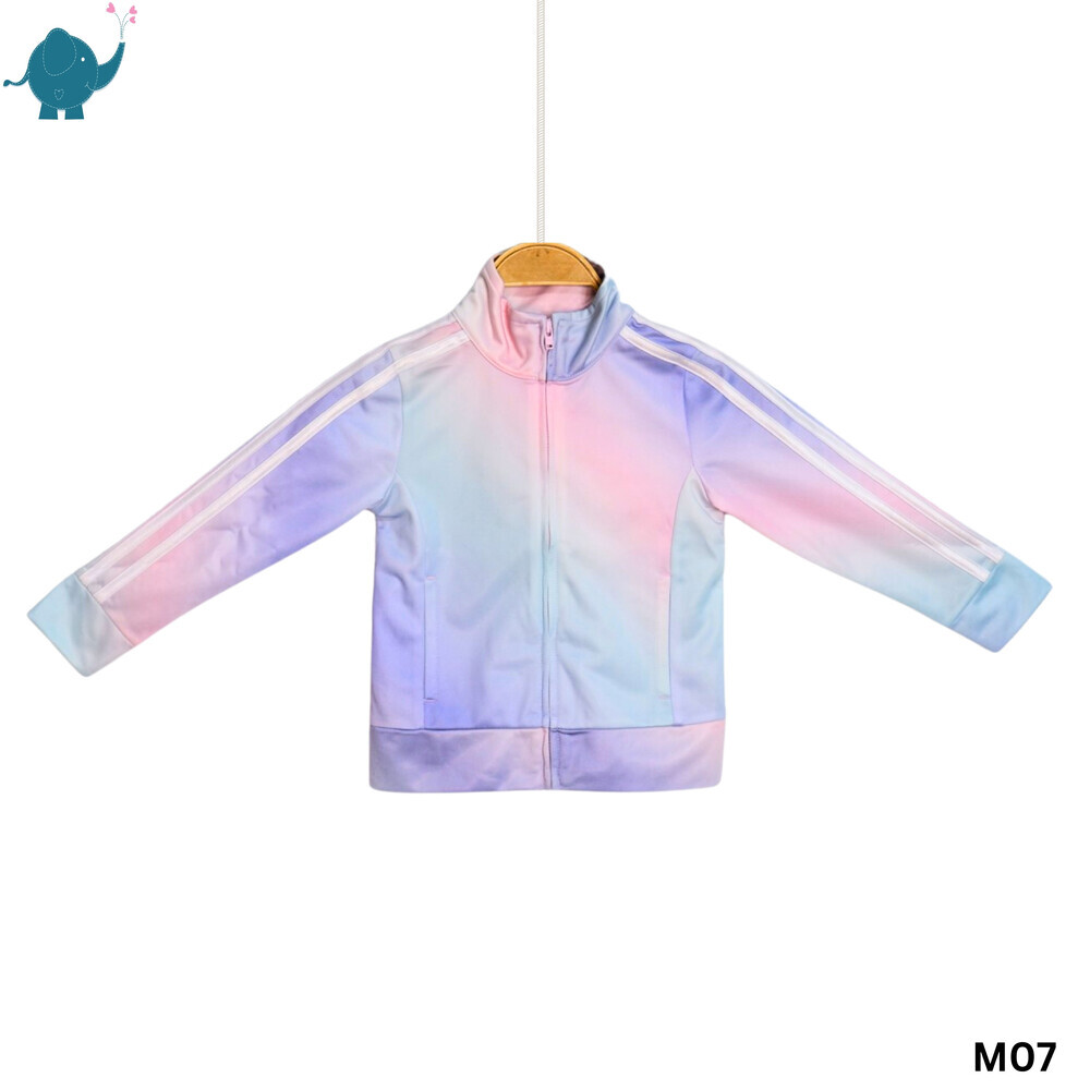 Max & Mia Kid Track Top Rainbow M07 7T