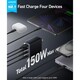 Anker 747 Charger GaNPrime 150W, 4-Port Compact Foldable Wall Charger A2340P13