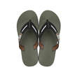 Cartago Dublin II Thong Ad Flip (No-8) Green, Black & White 212268BB93108
