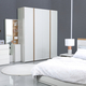 Index Haze Wardrobe 4 Doors Light Grey