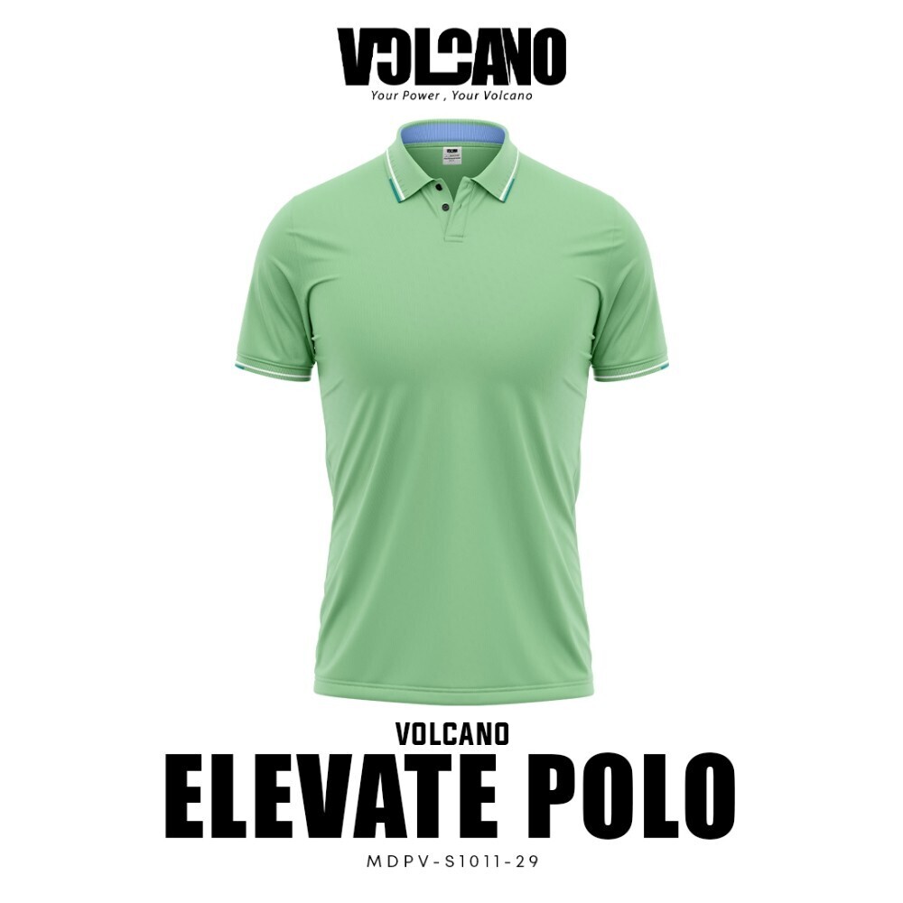 Volcano Men Elevate Polo Shirt Matcha MDPV-S1011-29 Medium