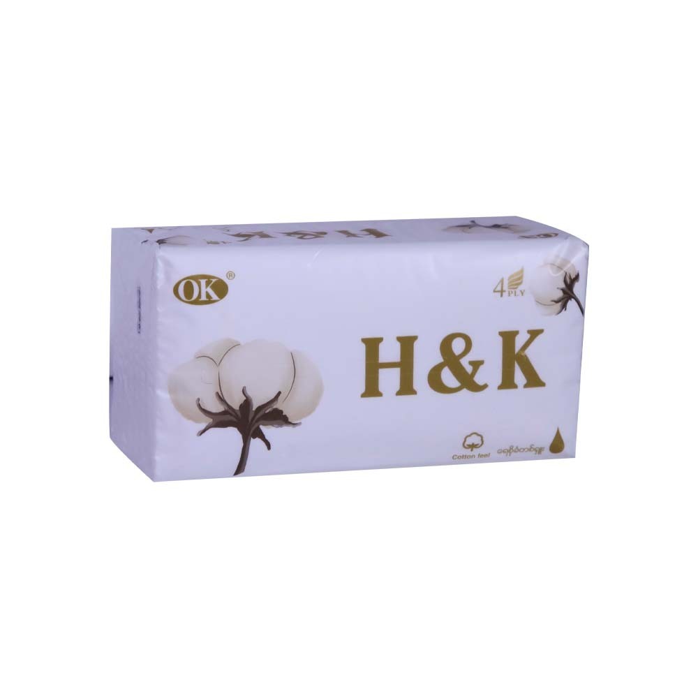 H & K Facial Tissue 4Ply 420 Sheets