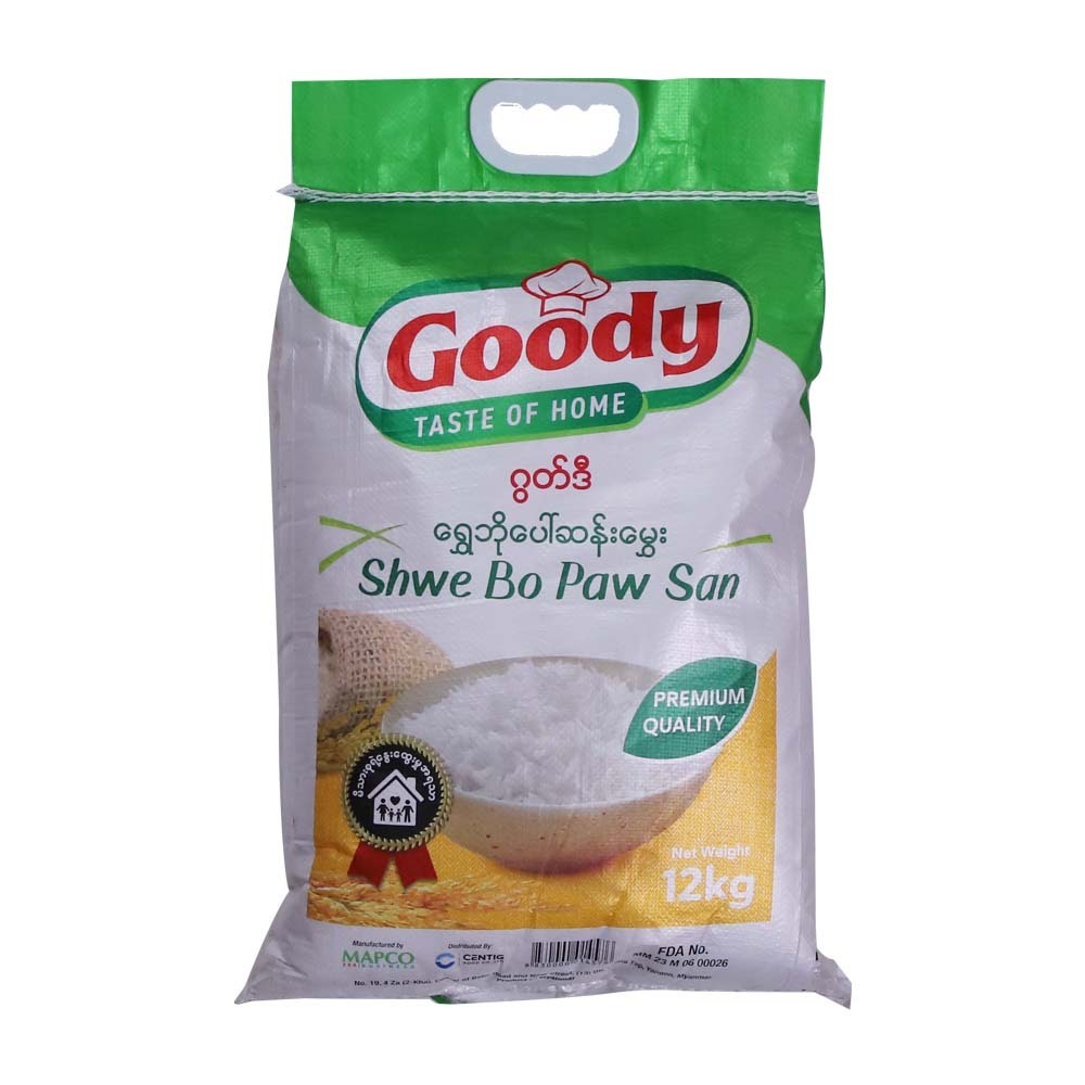 Goody Shwe Bo Paw San Rice 12KG