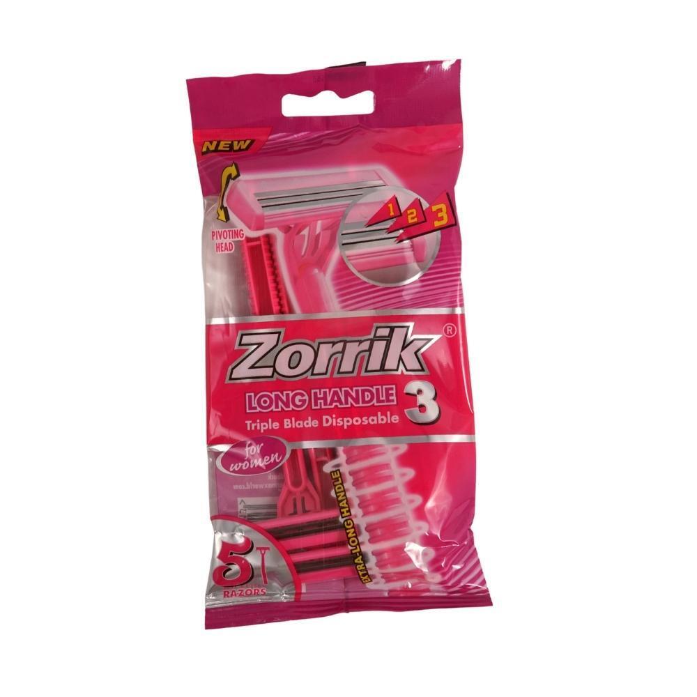 Zorrik 3 Triple Blade Razor For Women 5PCS At566