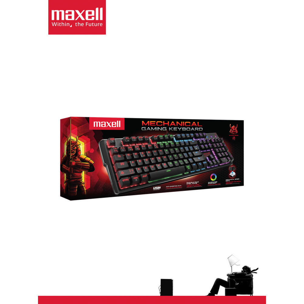 Maxell Gaming Mechanical Keyboard RGB Illuminated CA-MKB