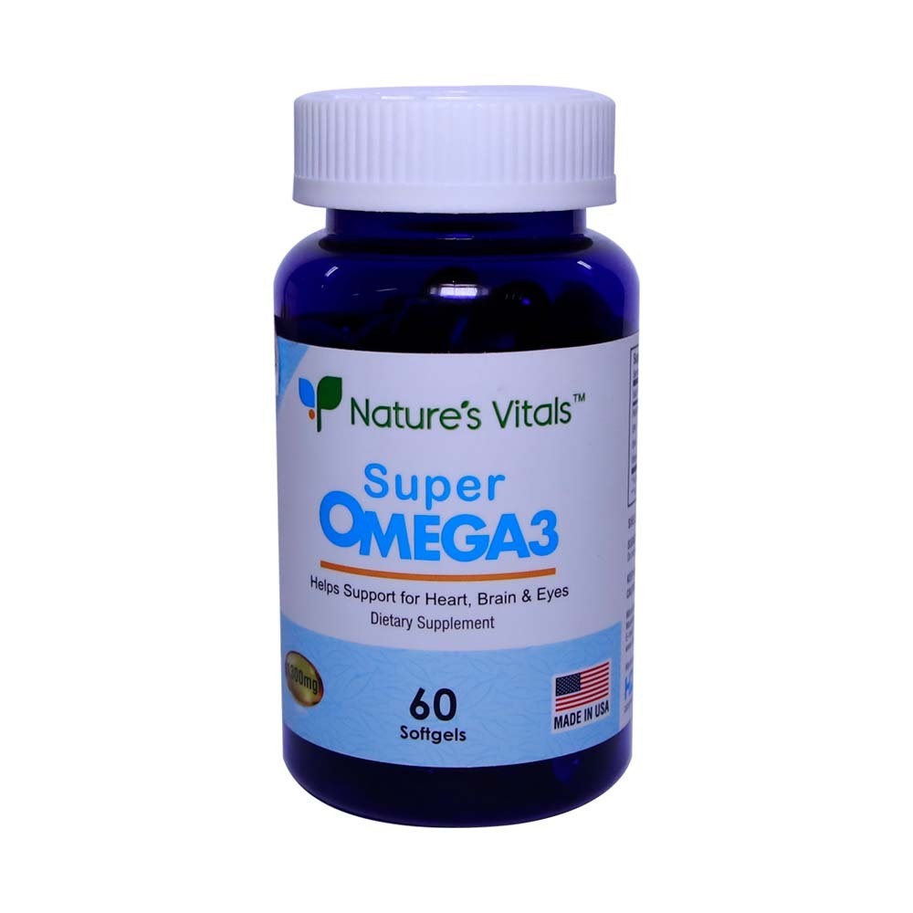 Nature's Vitals Super Omega 3 Softgels 60PCS