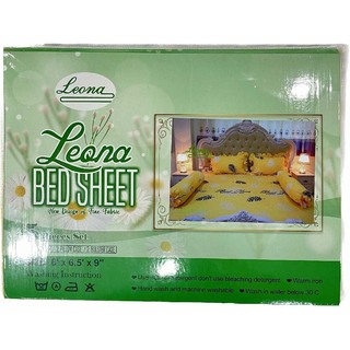 Leona Bed Sheet Double (6' x 6.5' x 9") L Double 356