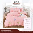Rosemary Linen Bedsheet Set with Blanket RM-LN-BSD-7PCS-1001 (LN-04)